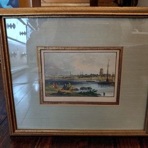Old Print of Bonn Germany.